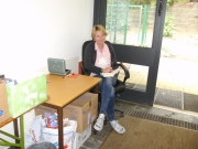 Bücher-Flohmarkt in Engelskirchen, Juni 2013