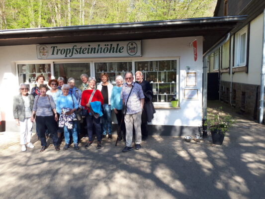 Ausflug zur Tropfsteinhöhle in Wiehl
